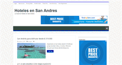 Desktop Screenshot of hotelessanandres.com